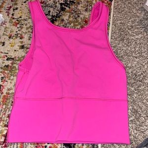 Sonic pink tank lululemon size 2